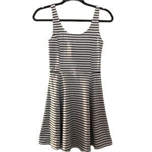 H&M striped skater dress